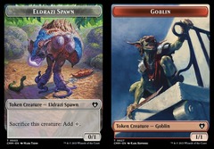 Eldrazi Spawn (0003) // Goblin (0027) Double-Sided Token